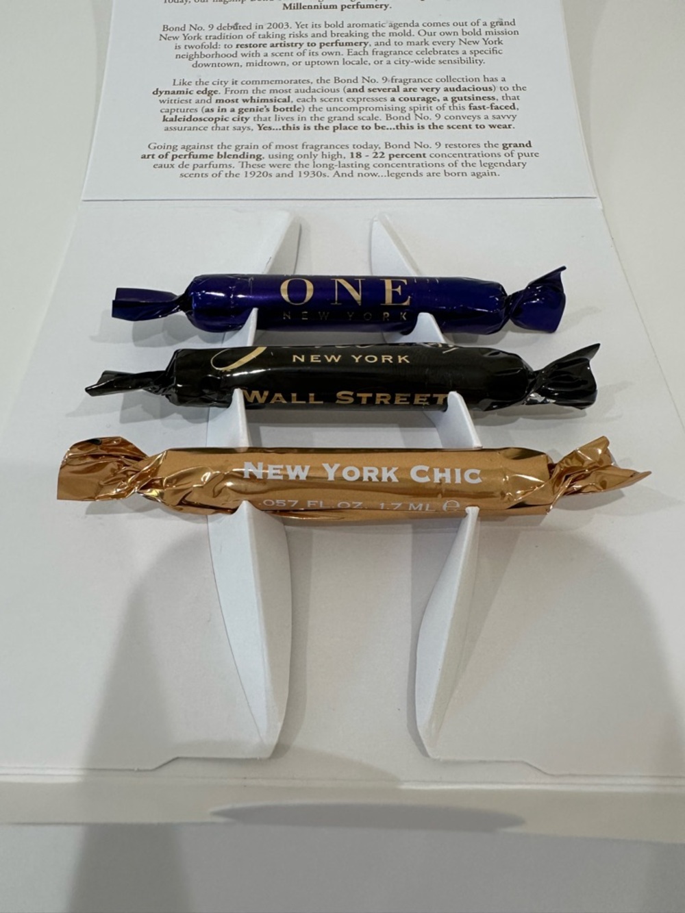 Bond N.9 EDP Set of 3 Mini Size Perfumes | Size Each 1.7ml/ .057fl oz